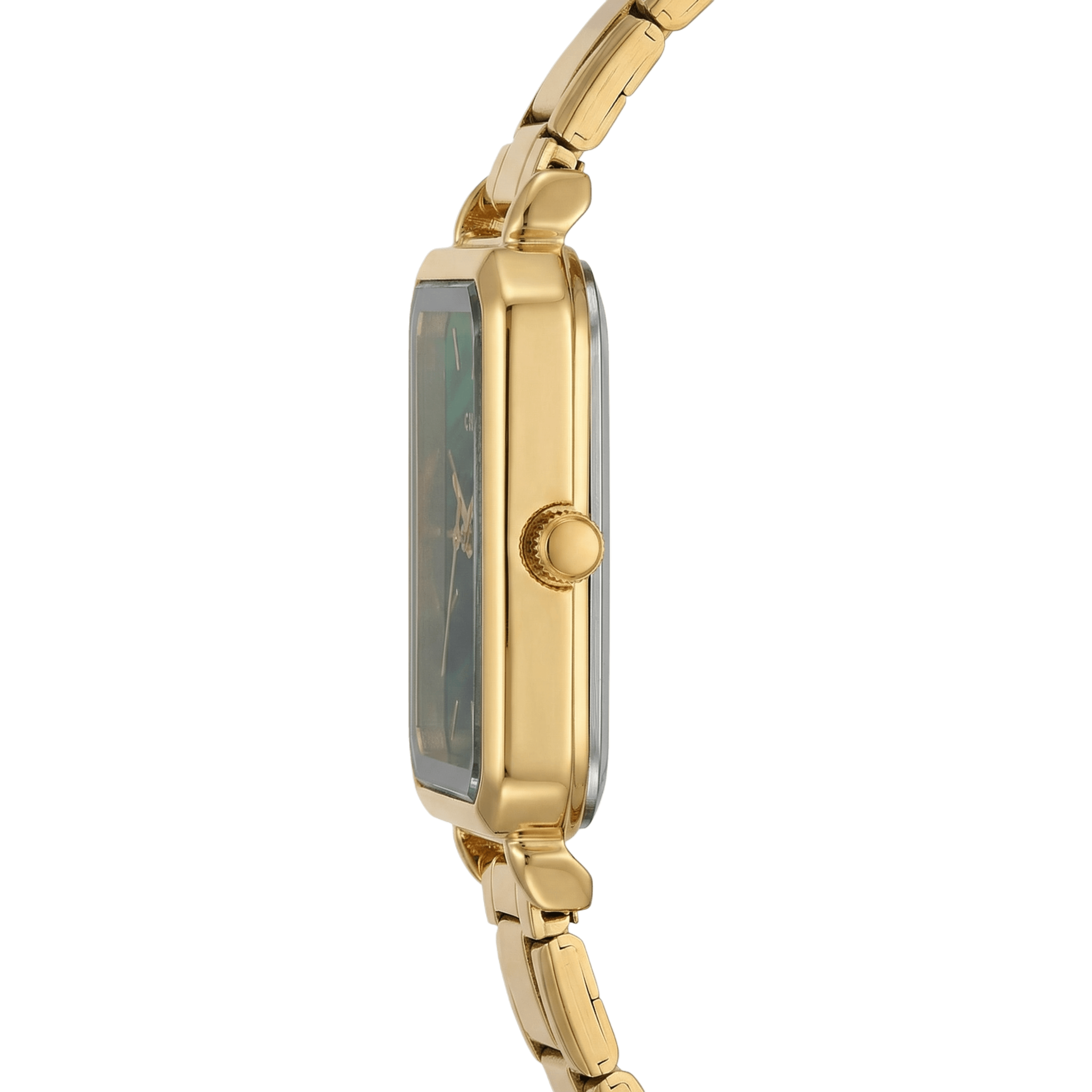 Como – Edição dourada com mostrador esmeralda