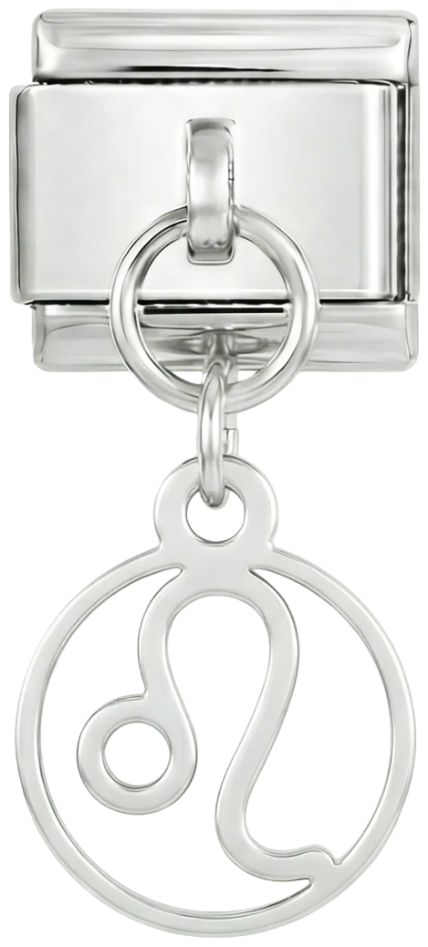 Leo Sign, on Silver - leo-sign-on-silver.png