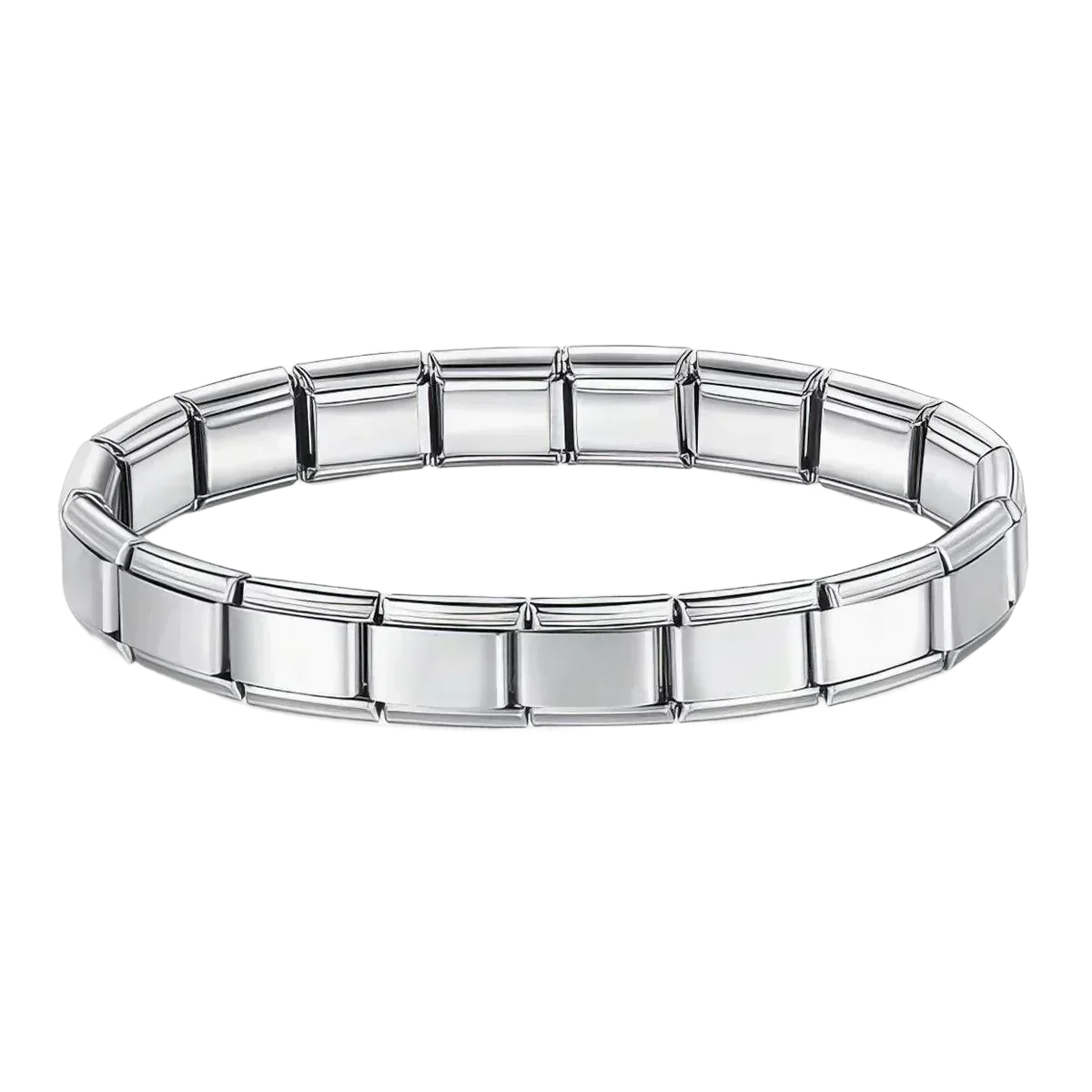 Pulseira charms prateada