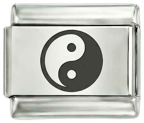 Yin e Yang, em prata