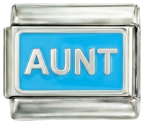 AUNT em prata