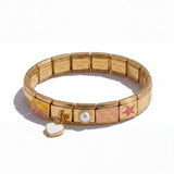 Conjunto de verão dourado