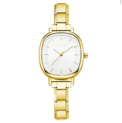 Capri Watch Gold – White Dial Edition