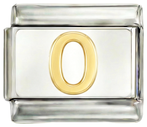 A adicionar - Número 0 em prateado