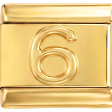 A adicionar - Número 6 em ouro