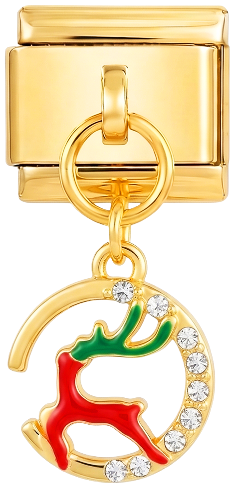 A adicionar - Rena Red Snow com pedras