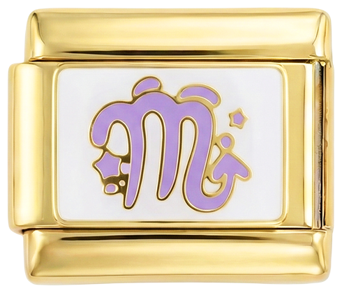 Scorpio Purple, em dourado