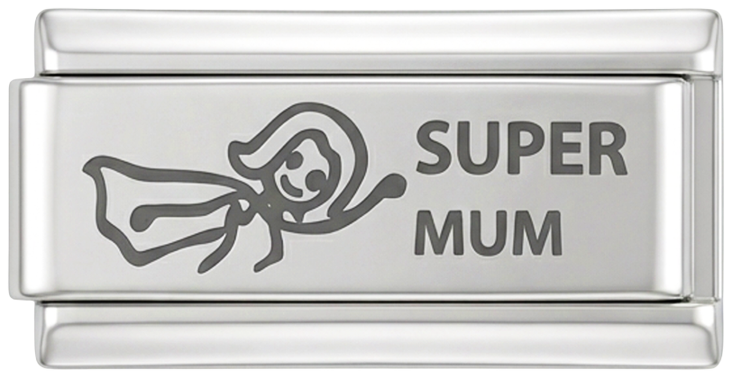 A adicionar - Super Mum, em prata