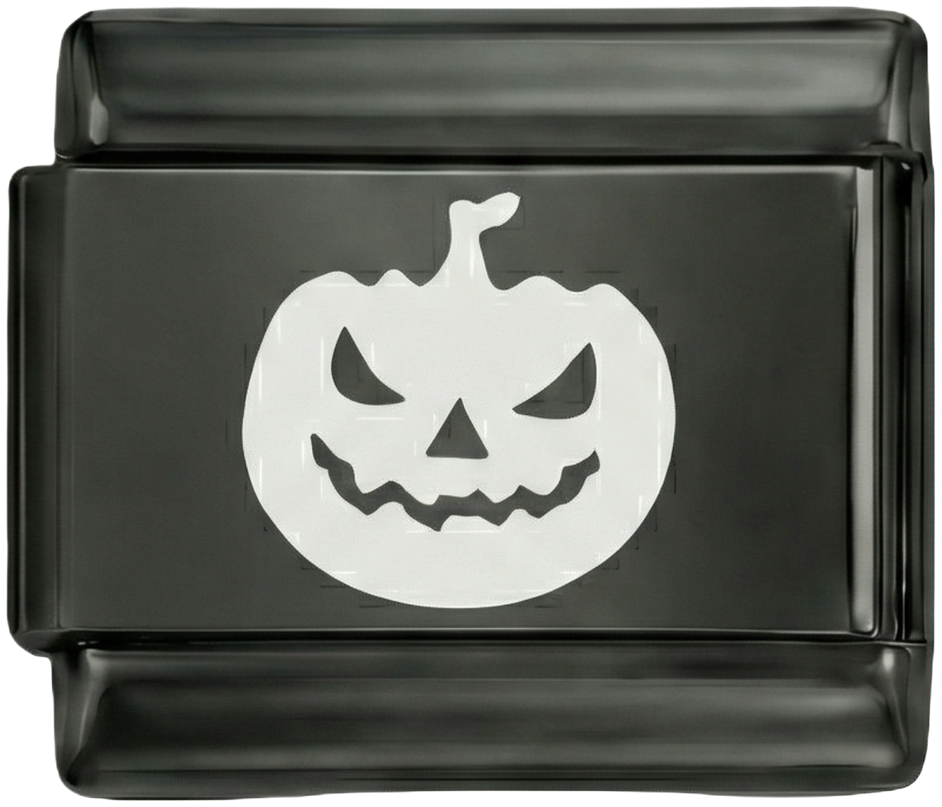 White Pumpkin on Black Charm - White-Pumpkin-on-Black-Charm.png