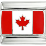 Bandeira do Canadá, em prata