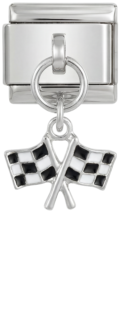 Double Racing Flags, on Silver - double-racing-flags-on-silver.png