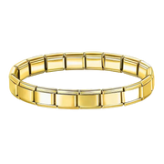 Pulseira charms dourada