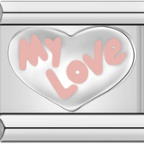 Coração em Prata, o Meu Amor em Rosa