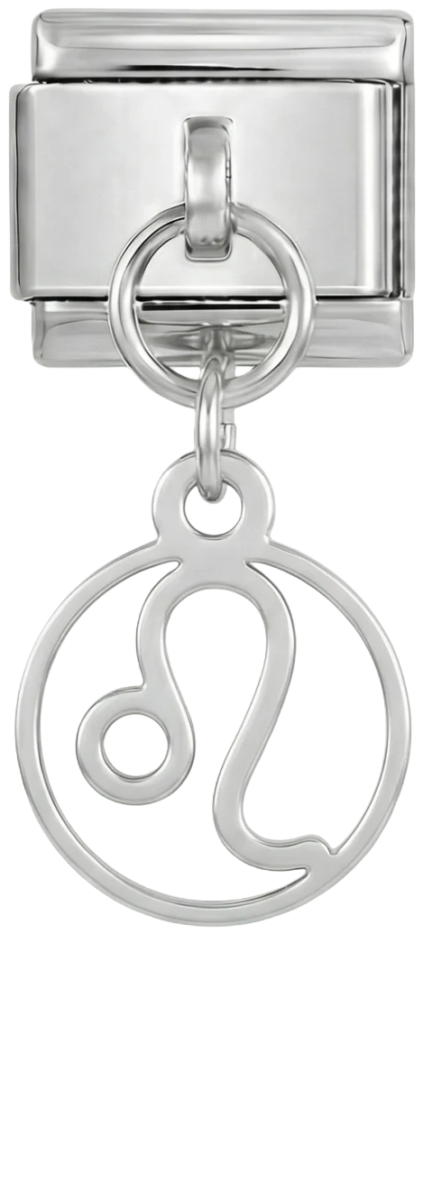 Leo Sign, on Silver - leo-sign-on-silver.png