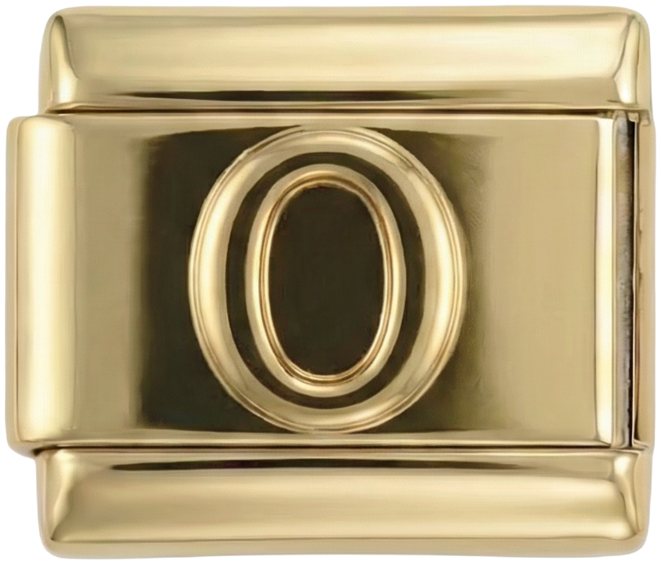 Número 0 em dourado