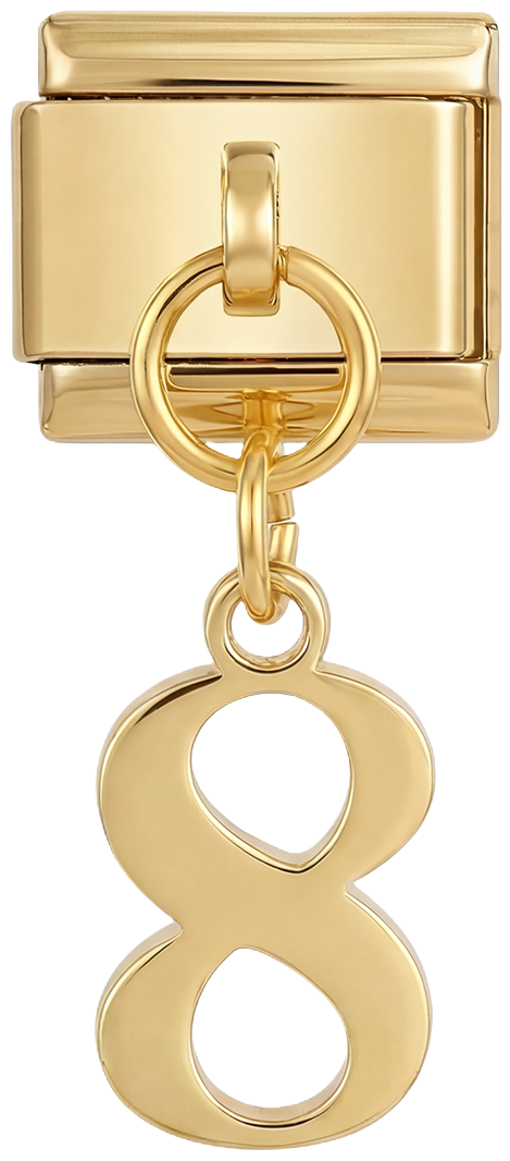 Number 8, Hanging, on Gold - number-8-hanging-on-gold.png