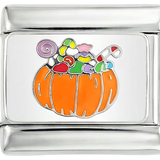 Pumpkin with Candy on Silver - pumpkin-with-candy-on-silver.png