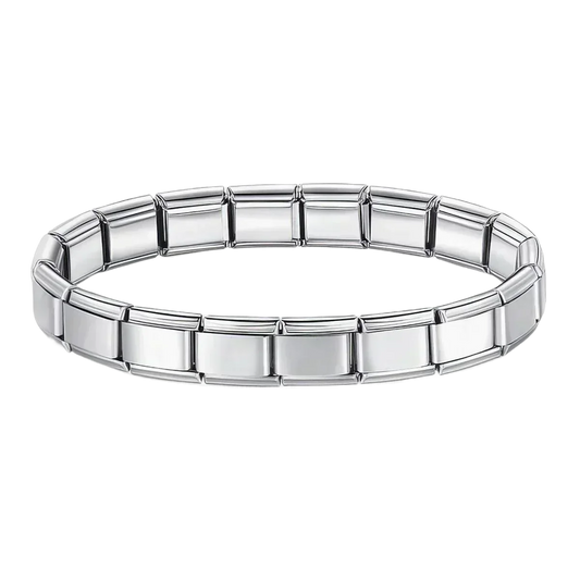 Pulseira charms prateada